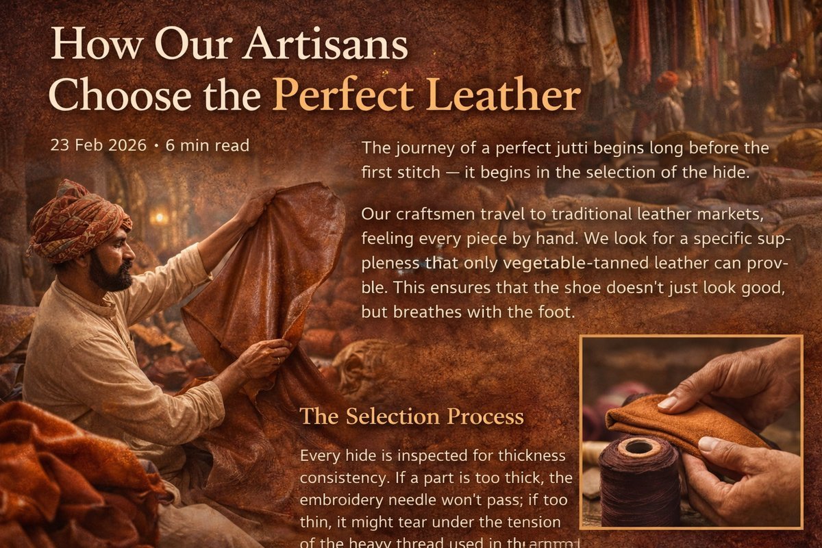How Our Artisans Choose the Perfect Leather